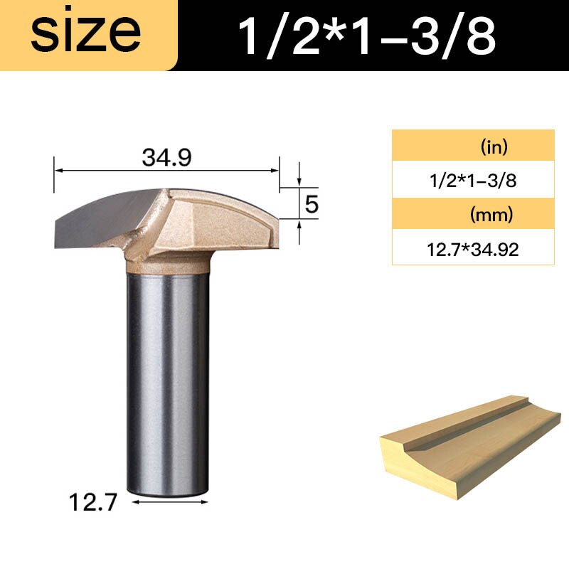 Tideway Classic Plunge Bit CNC Woodworking Tools Carbide End Mill Router Bits for Wood Milling Cutter Cutting Wood Router Tool: Y00403