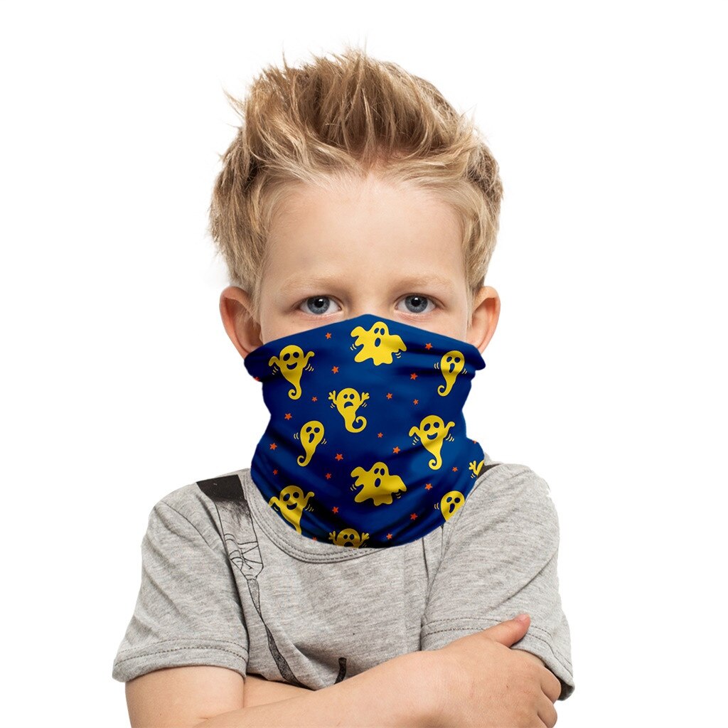 25#  hængende øre børn hoved ansigt hals gamacher tube bandana tørklæde udendørs cykel tilbehør hals tube varmere cykel biker tørklæde