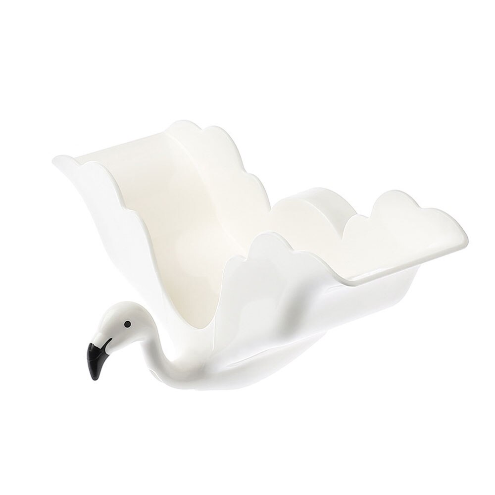 1Pc Zeephouder Badkamer Douche Zeepbakje Douche Platen Zeep Opbergdoos Met Afvoer Wandmontage Zelfklevende Plastic bad Lade: WHITE