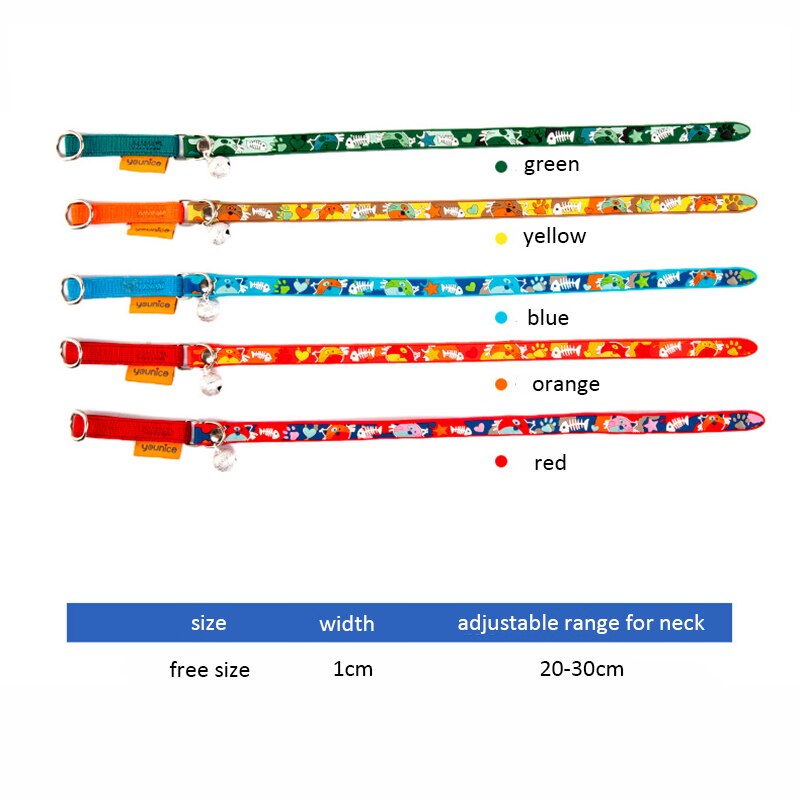 Collier avec cloche pour chat, accessoire pour animaux de compagnie, petit gabarit, chiot, chaton