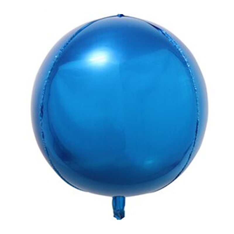 18 tum stor pärlemorskimrande 4d aluminium film ballong födelsedagsfest metall bröllopsfest dekoration bakgrund foto rekvisita