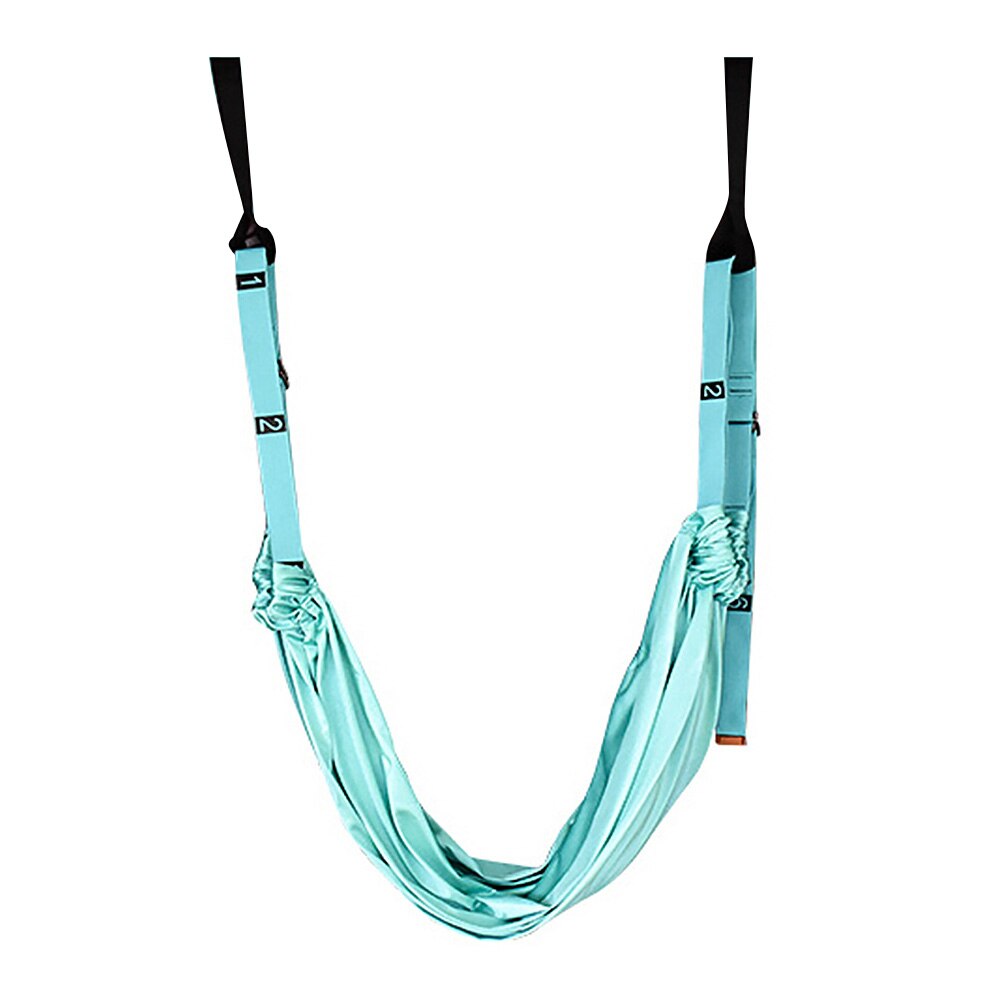 Flexible Gym Hanging Inversion Swing Aerial Yoga Hammock Stretcher Band Belt: Green