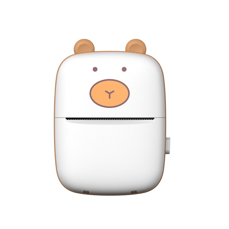 A8 printing Bluetooth connection thermal black and white mini printer error problem Office document web page picture printer: White