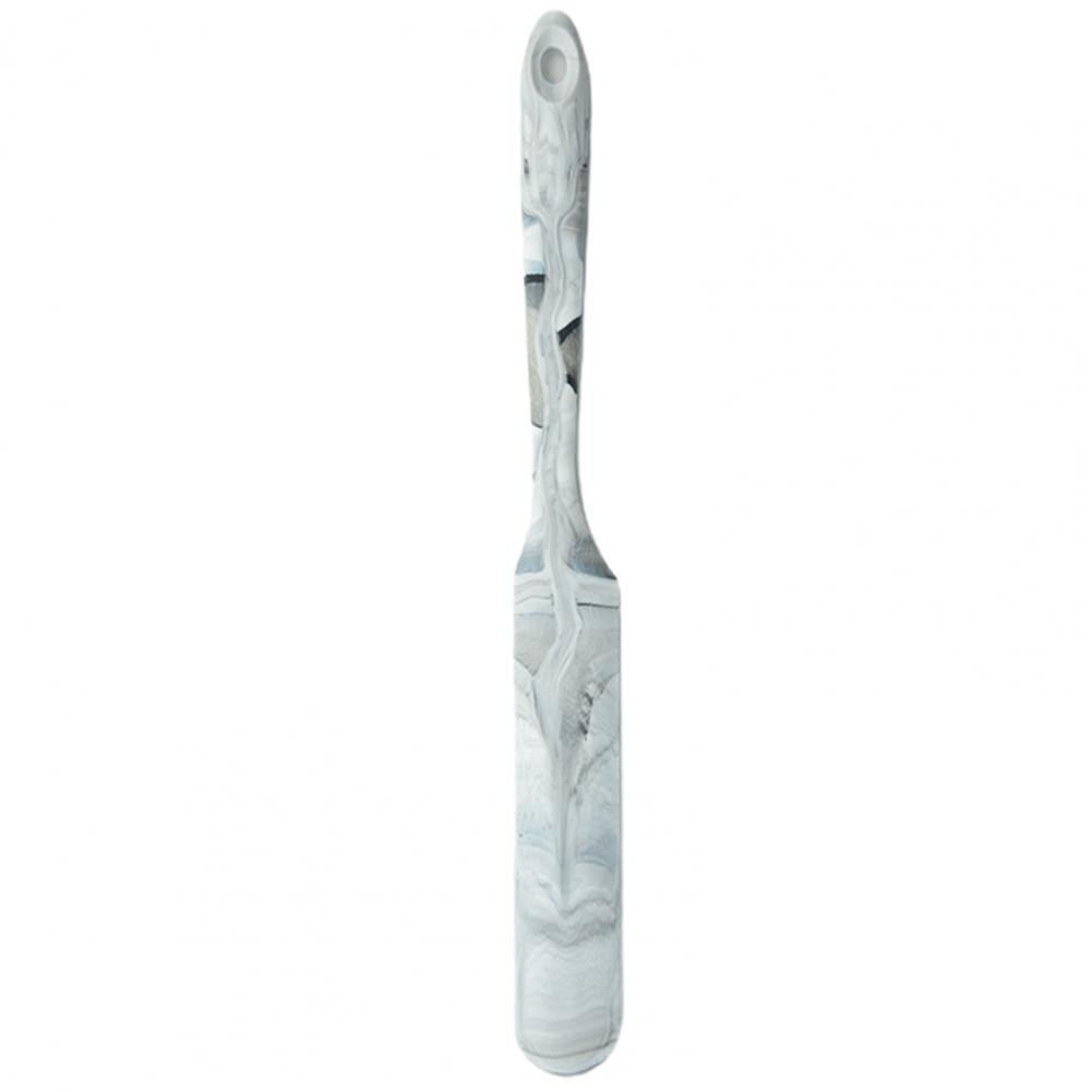 1 PCS Non-Stick Long Handle Spatula Silicone Easy to Hold Multifunction Baking Fruit Sauce Spatula Kitchen Utensil Accessories: Marble Color