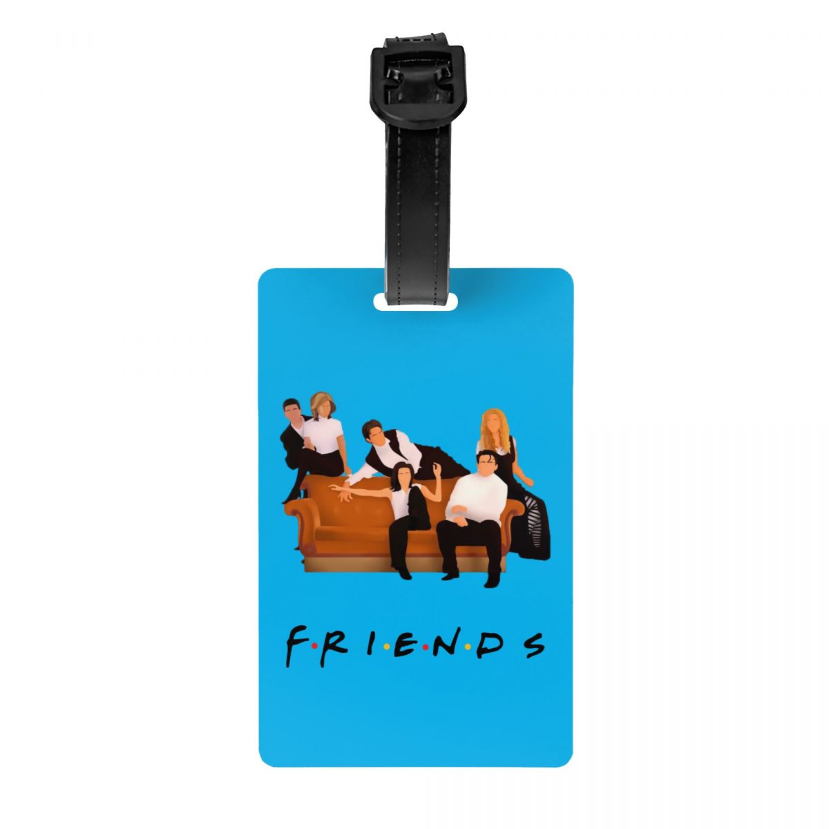 Custom Vrienden Tv Show Bagagelabel Met Naam Kaart Privacy Cover Id Label Voor Reistas Koffer: plum