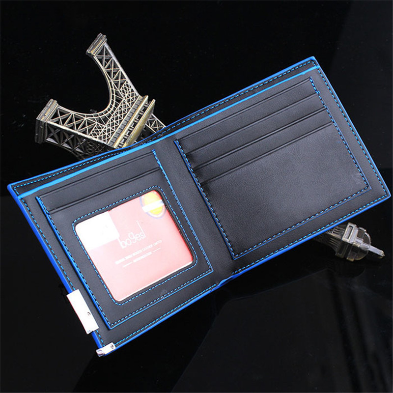 ZHDAOR Men Stylish Bifold Business Leather Wallet Card Holder Coin Wallet Purse clutch portfel cuzdan billetera carteira 40MA11