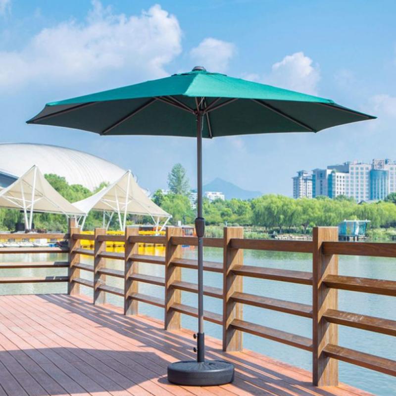Water Sand Filled Patio Umbrella Base Round Outdoor Market Umbrella Stand For Garden Lawn Umbrella Holder Hwc