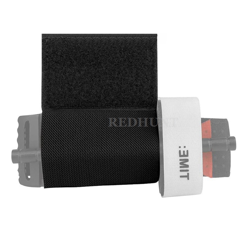 Support de garrot élastique avec crochet et boucle, 2 pièces, pochette EDC d'extérieur, porte-plaque, plate-forme de poitrine, gilet, ceinture de transport, support de rangement EMT