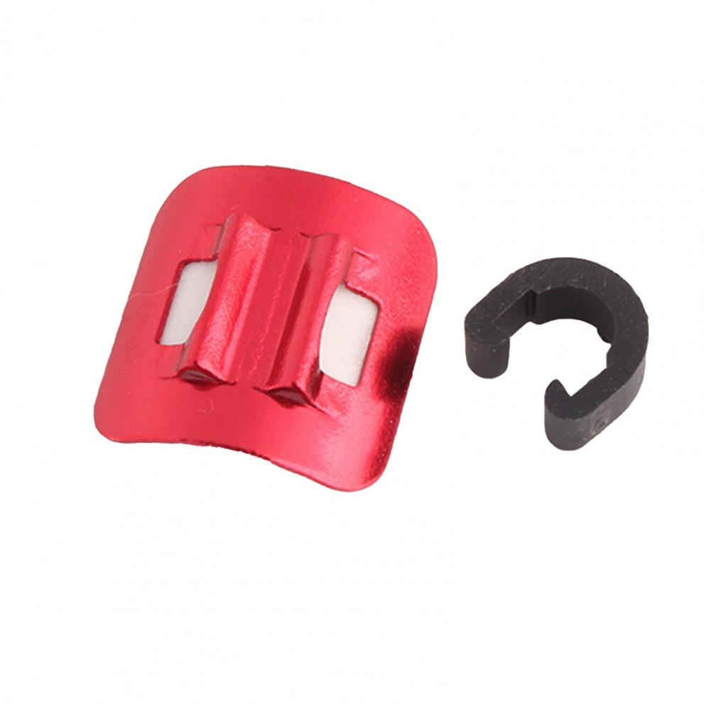 Duurzaam Betrouwbaar Voor Mountainbike Rem Kabel Clip Anti-Kras Fiets Kabel Klem Tubing Vastmaakzitting Voor Mountainbike: Rood