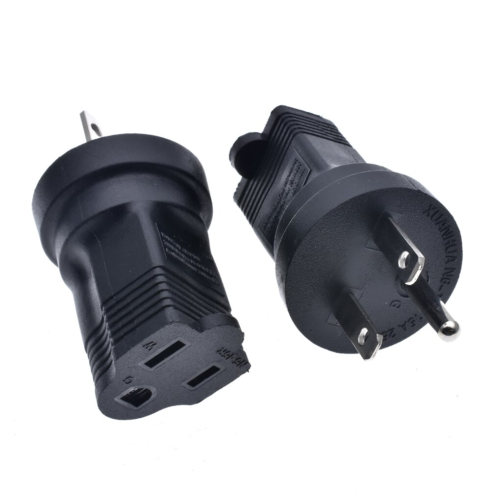 Nema 6-15P 15 AMP Male to NEMA 5-15R Comb Power Convert Adapter