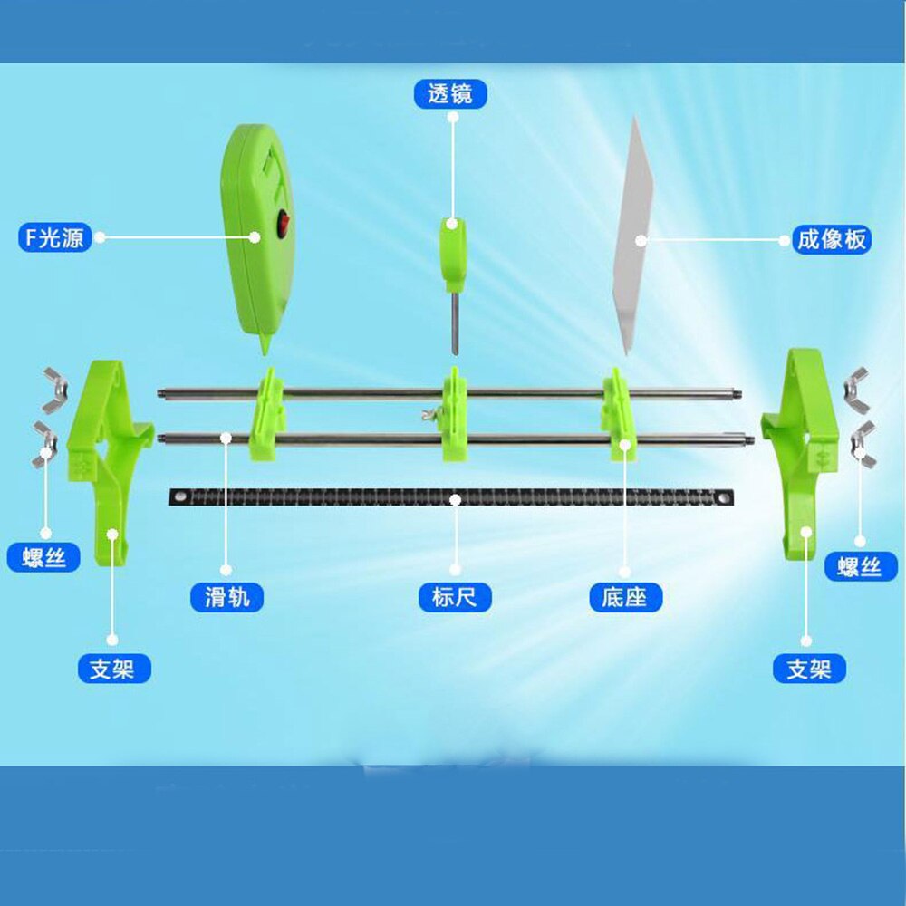 Junior Physics Optical Experiments Box Lens Principle Demonstration Teaching Equipment F Light Source
