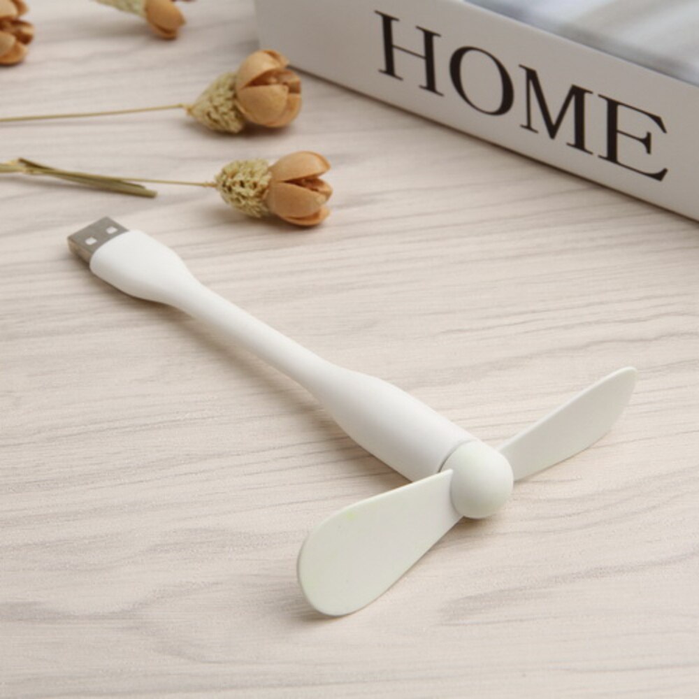 Portable Flexible Mini USB Fan Low Power Bendable Removable For Mobile Power/PC/Laptop/OTG/Charger: F