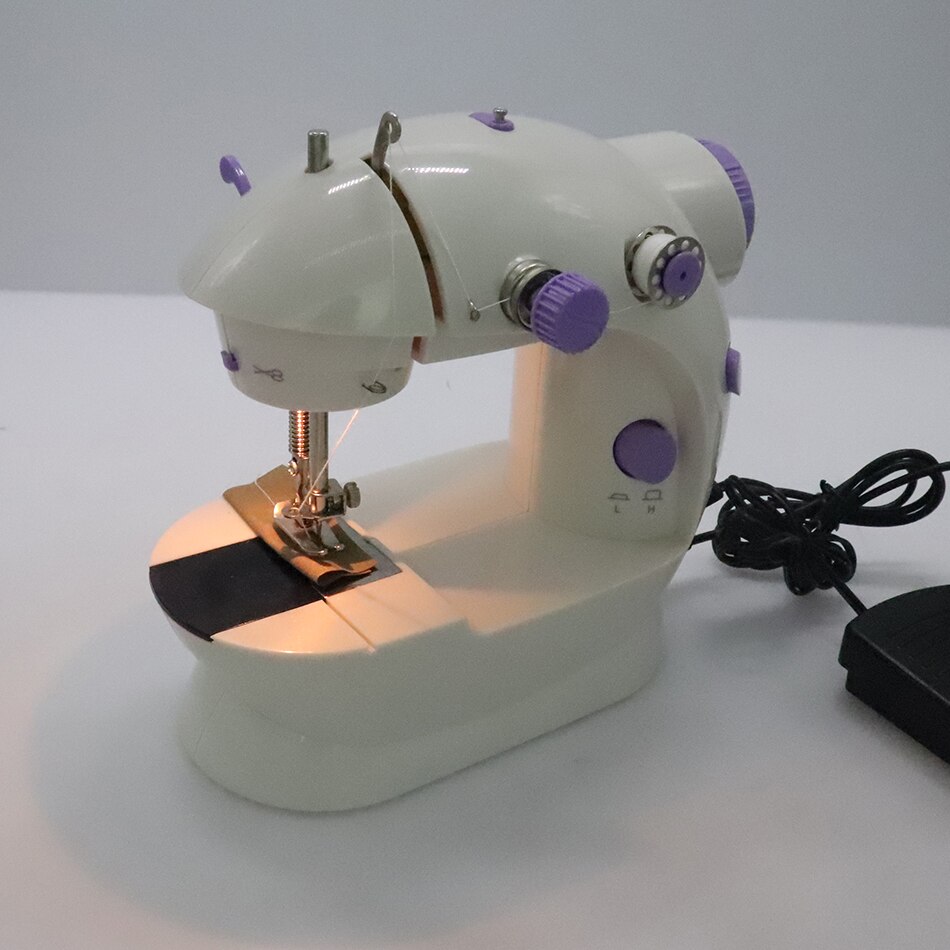 Mini portable manual electric mini sewing machine sewing needle 110 / 220V speed sewing needle set