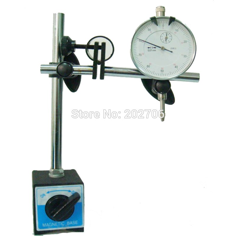 ! Magnetic Base with 0-10MM Dial Indicator magnetic stand with indicator