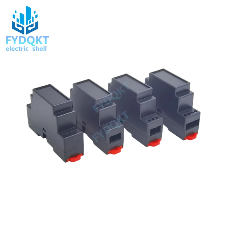 1 unidad de carril DIN PLC, carril de suministro, carcasa eléctrica, barrera de seguridad, módulo de aislamiento, carcasa de plástico 4-17-1: 88X24*59MM