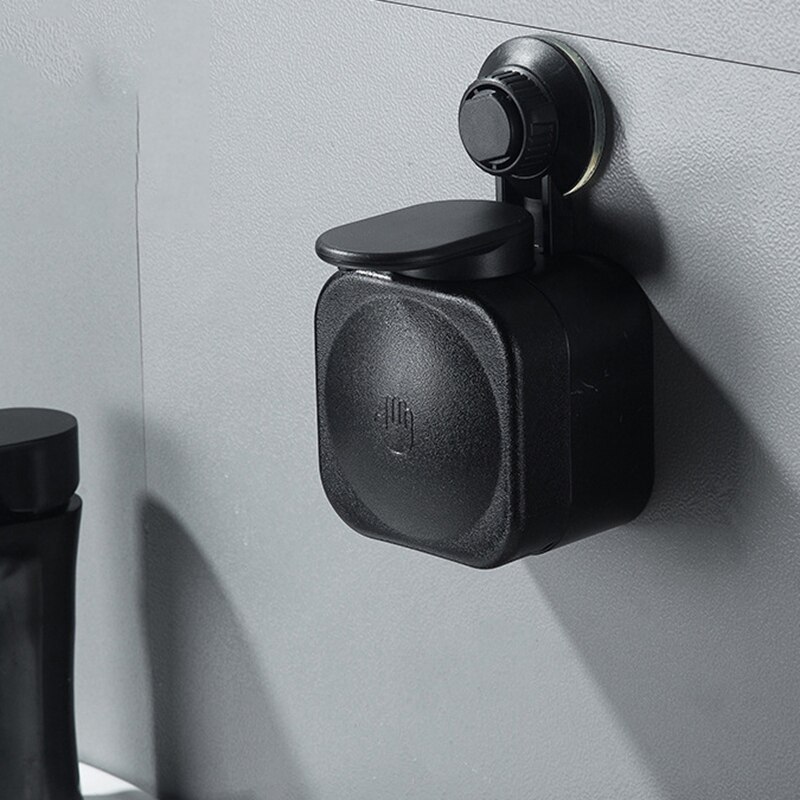 Vacuum Suction Cup Soap Dispenser Wall-Mounted Punch-Free For Bathroom Kitchen Dish Washing Liquid Hand Lotion And Shampoo Showe