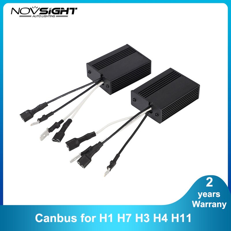 Novsight Canbus Voor Led H1 H3 H4 H7 H8 H9 H11 H16 (Jp) auto Koplampen Fout Canceller Kabelboom Decoder Licht Accessoires