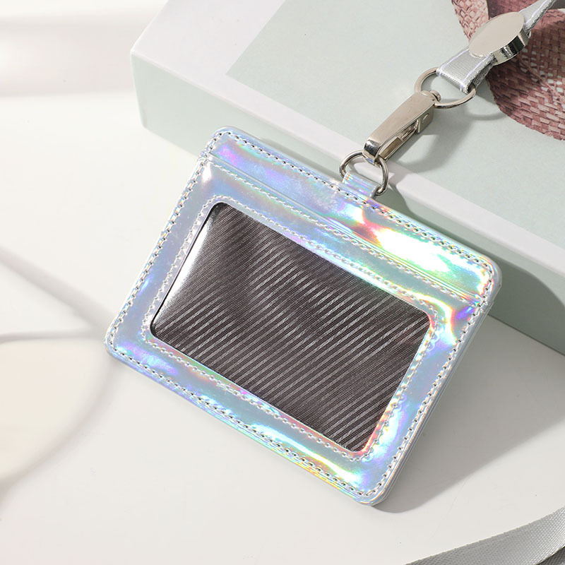 Porta biglietti da visita di moda porta biglietti da visita da lavoro in PU da donna: Verde dell'esercito