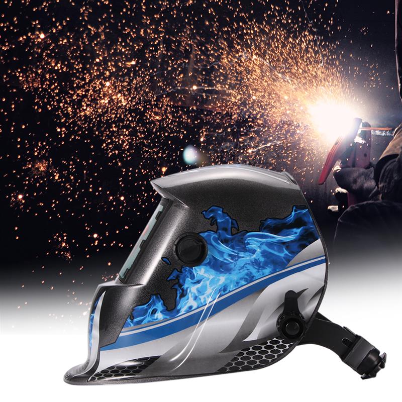 Safety Automatic Eye Protect Anti-UV Welding Helmet Welding Mask Head-Mounted Goggles Light Filter Welding Cap Protective Helmet