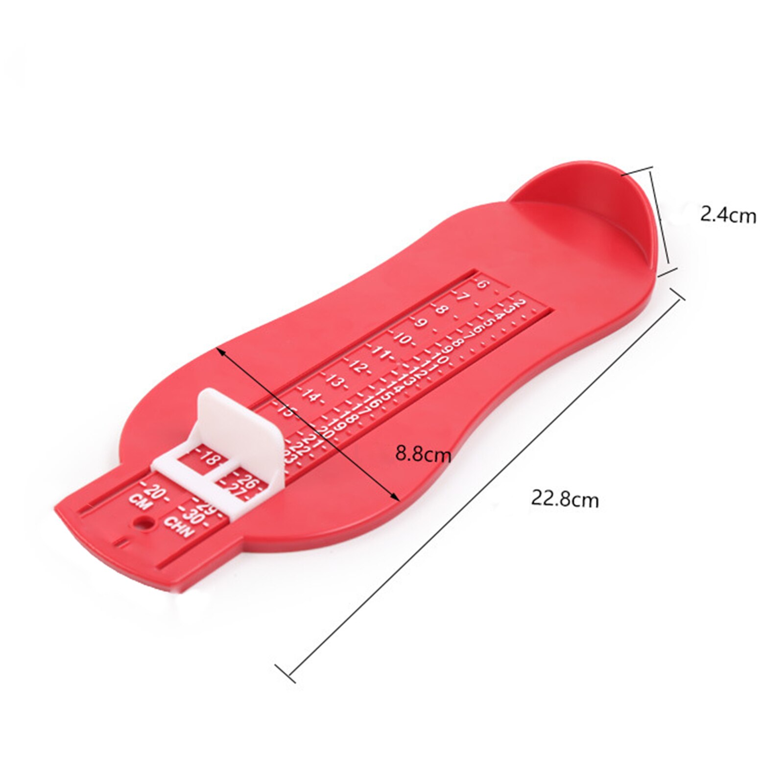 6-20Cm Baby Voet Heerser Kinderen Voet Lengte Meten Apparaat Kind Schoenen Calculator Voor Chikdren Baby Schoenen Fittings gauge Gereedschap