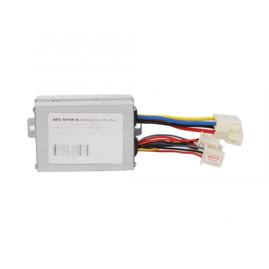 Verkoop 1 Pcs 48V 800W Brushed Speed Controller Kit Voor Elektrische Fiets Motor Scooter Met lock Gashendel