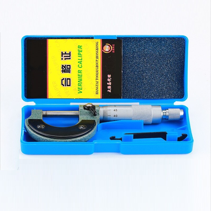 Micrometer Mechanical Measuring Tool 0-25mm 0.01mm Outside Micrometro Bore Gauge Metal