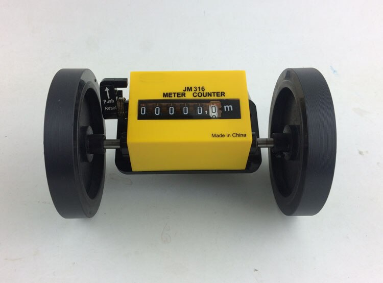 1-99999.9m Meter counter Rolling type meter counter length counter with reset function