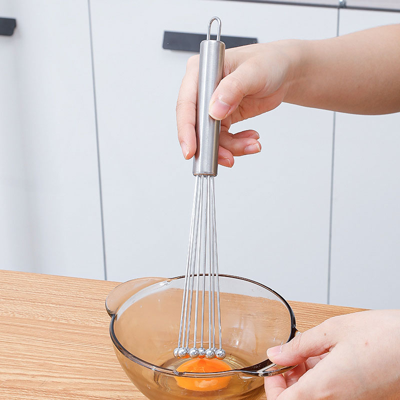 Nubecom Handmatige Eierkloppers Garde Mixer Crèmemeel Blending Tool Ei Whipper Roestvrijstalen Eierklopper Duurzame Keukengadgets