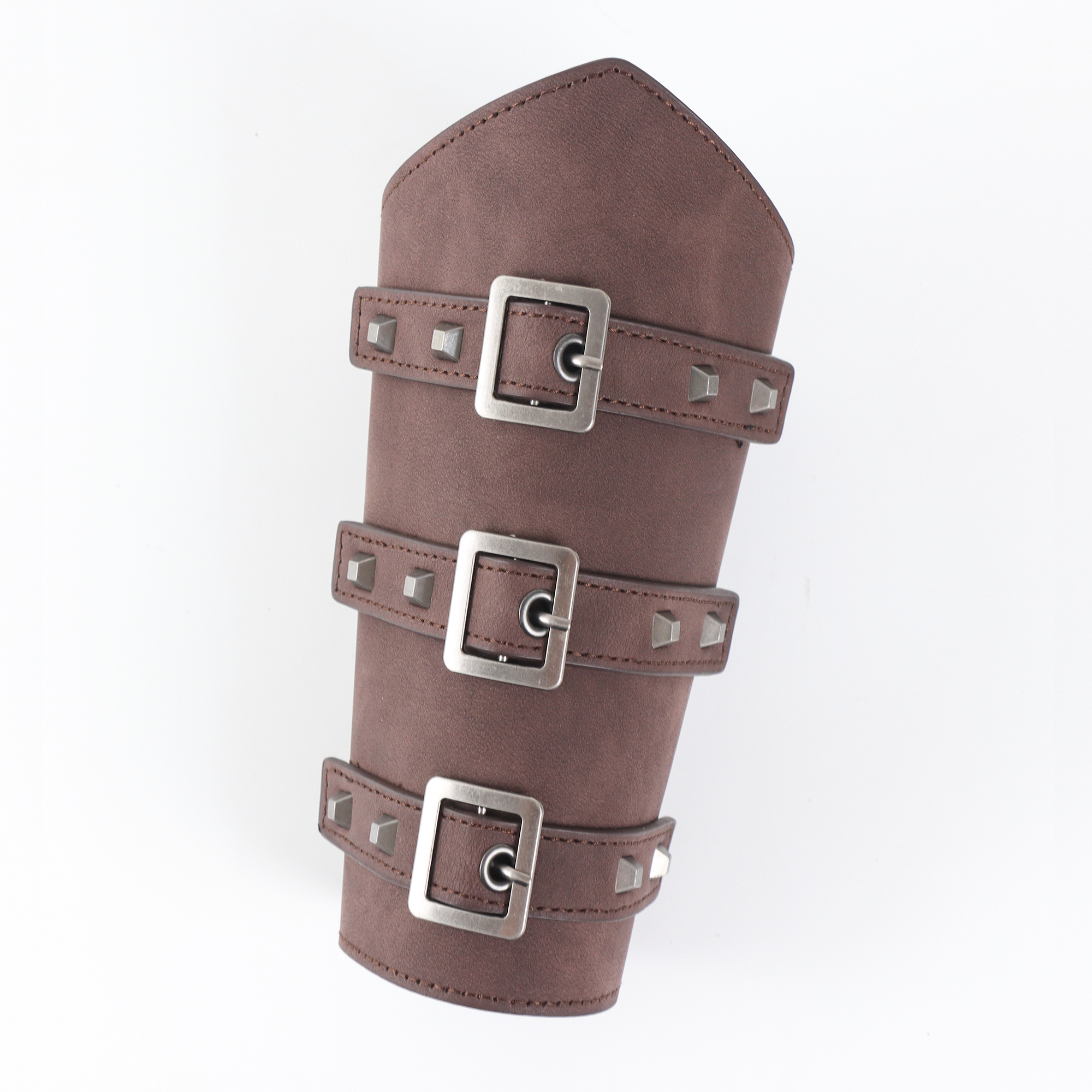 Armadura Medieval para hombre, calentadores de brazo para Cosplay con cordones, guantelete de caballero pirata vikingo, pulsera, brazalete, accesorios Steampunk, accesorio de Cosplay