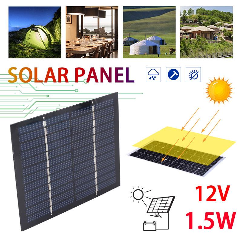 1.5W Durable Reusable Environmental Solar Charging Equipment PET Solar Panel Solar Cells Solar Panel DIY Phone Charger