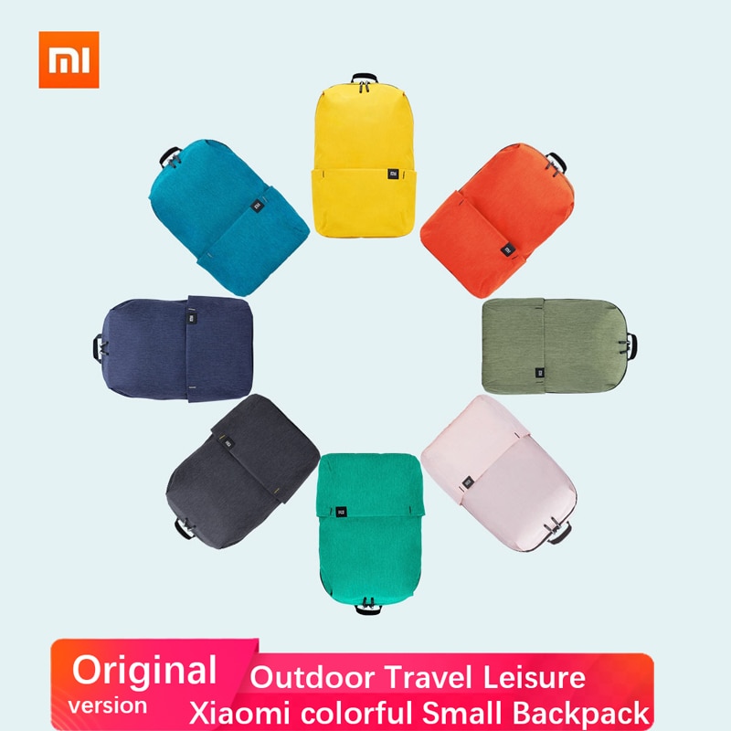 Original Xiaomi 10L 20L Backpack Bag Colorful Leisure Sports Chest Pack Bags Unisex For Mens Women Travel Camping