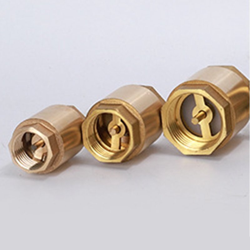 Vertical Check Valve DN15/DN20/DN25 Hydraulic Control Thickened Explosion-proof Brass Material Vertical Spring Check Valve