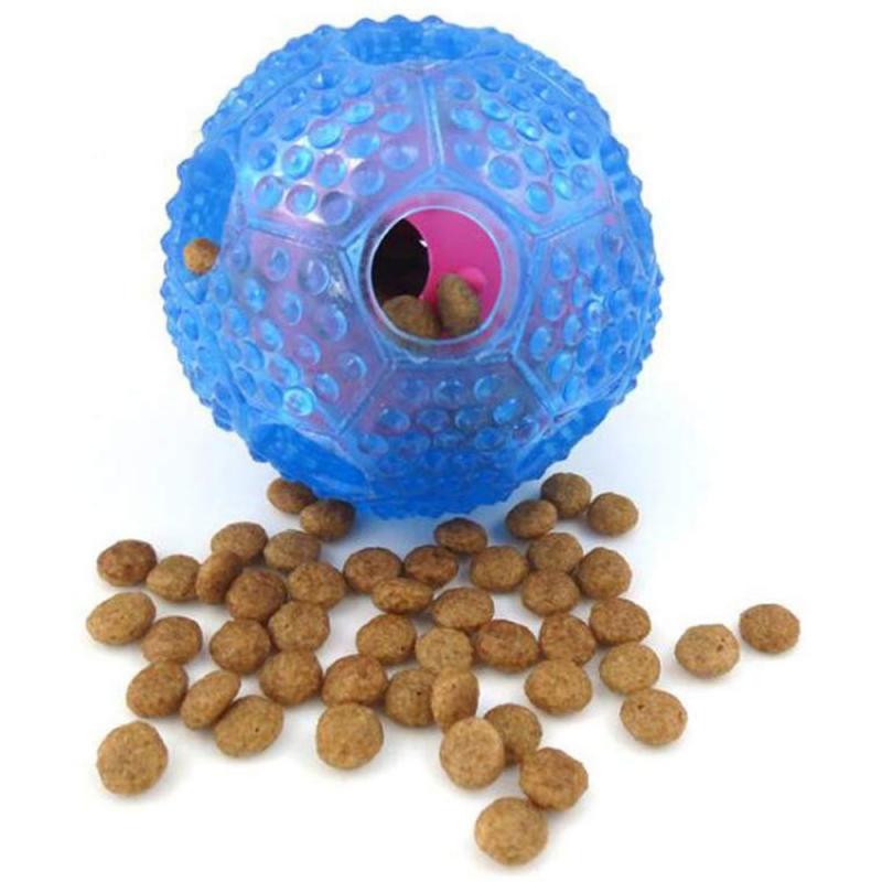 Gummi hund kæledyr tygge dispensering legetøj mad dispenser kugle bid rense tænder giftfri hund forsyninger