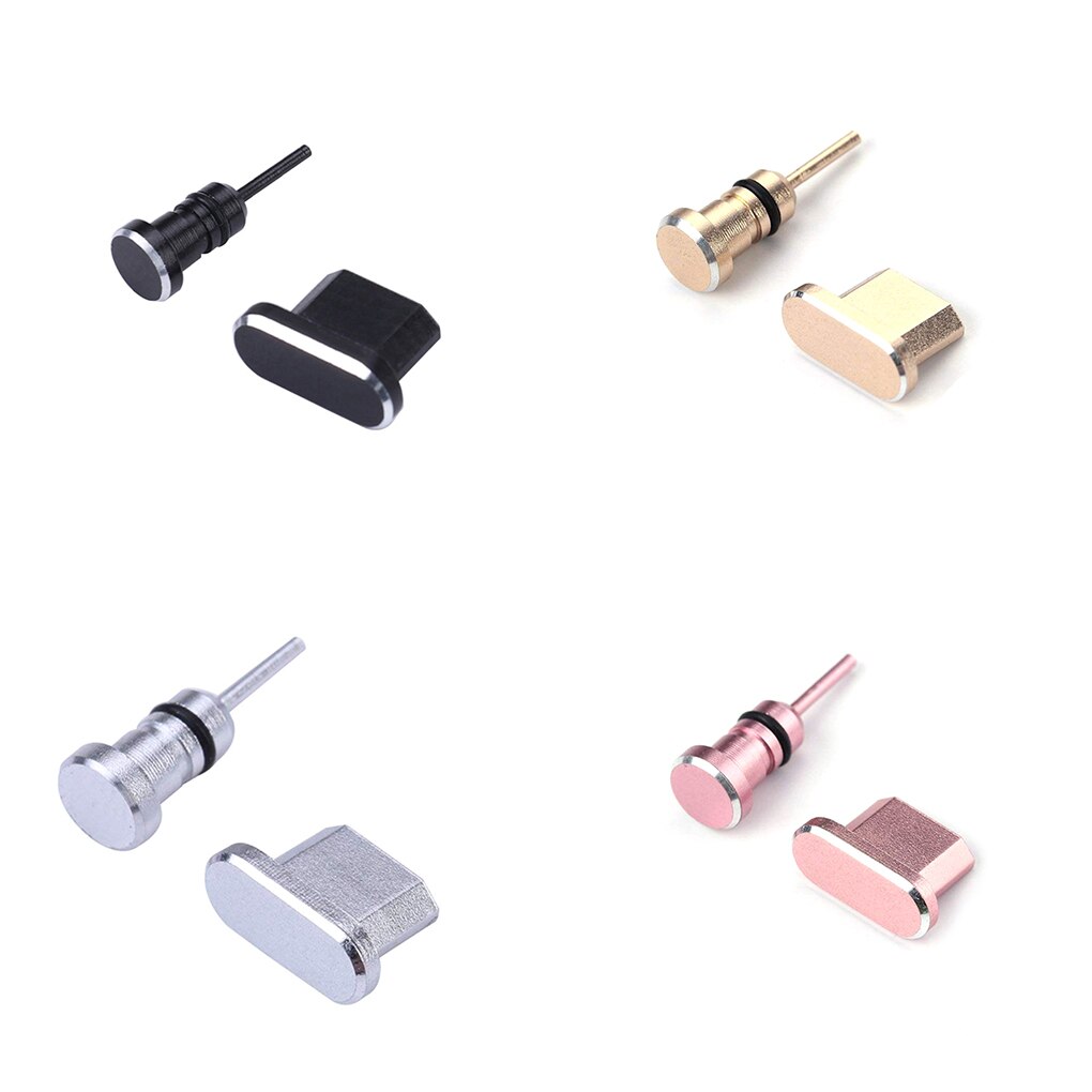 2PCS USB Anti Dust Plus for Android Mobile Phone USB Charging Port Earphone Jack USB Dust Plug Kit