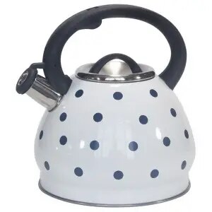 304 Roestvrijstalen Ketel Fluitje 3L Golf Punt Zwart Rood Sferische Water Pot Inductie Kookplaat Huishoudelijke Keuken Benodigdheden: C