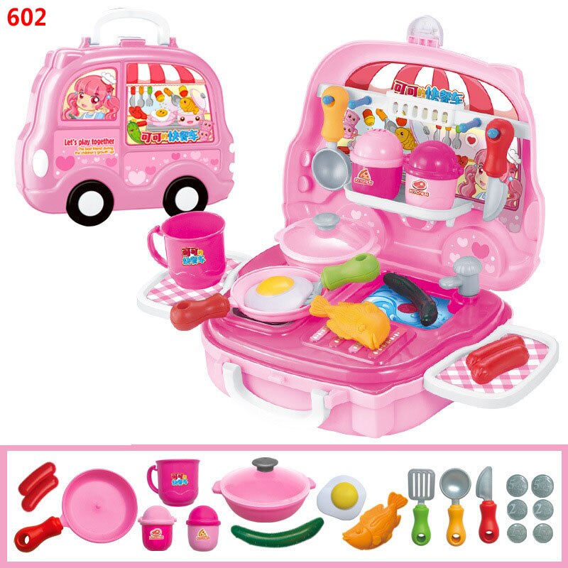 Kids Gesimuleerde Eten Automaat Rol Keuken Huis Spelen Hamburger Snoep Ijs Auto Interactief Spel Speelgoed Xmas: Fast Food Sale Car