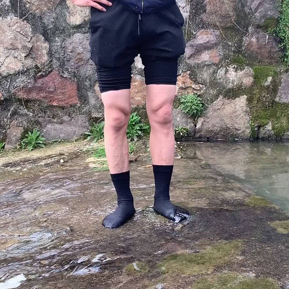 Calzini impermeabili da alpinismo sci da esterno trampolieri impermeabili uomo donna calzini sudore antivento caldo