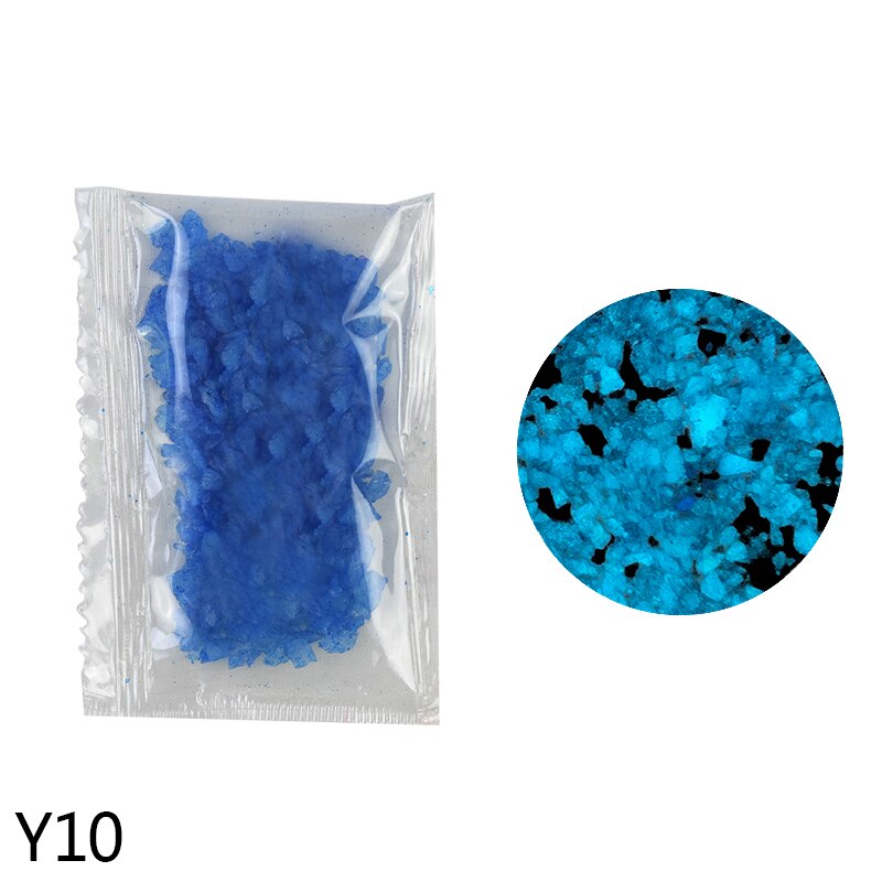 10/30g lysende sandstein fluorescerende grus glød i mørk uteplass hagedekorasjon gjør-det-selv stjerneklar ønsker flaske fisketank ornamenter: 30g / Y10