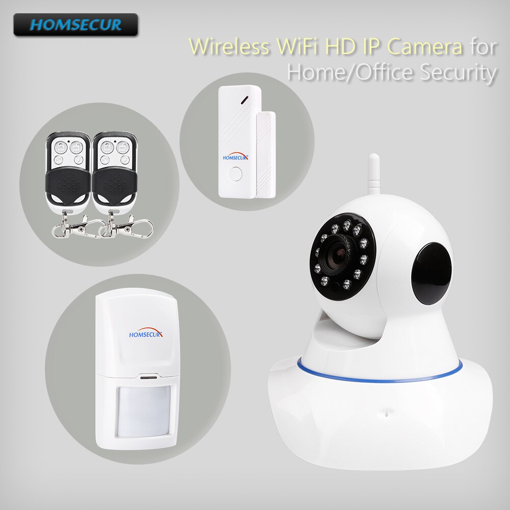 HOMSECUR DIY Wireless Monitoring Alarm System + Accessories For Burglar Alarm