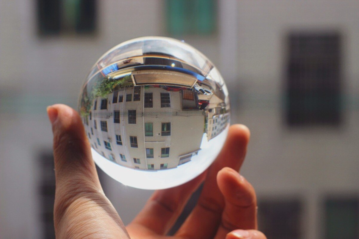 Photography Glass Crystal Ball 80/100/110mm Sphere Photography Photo Shooting Props Lens Clear Round Artificial Ball Decor