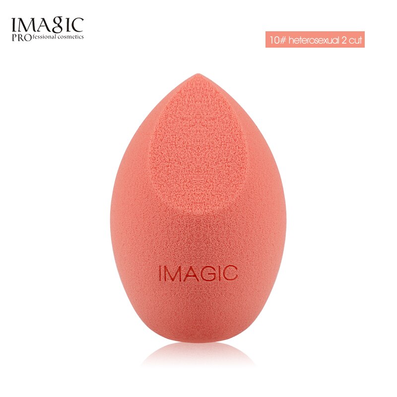 IMAGIC puff zero waste makeup sponge cosmetic puff powder puff sponge foundation special sponge face makeup blender safe sponge: 10