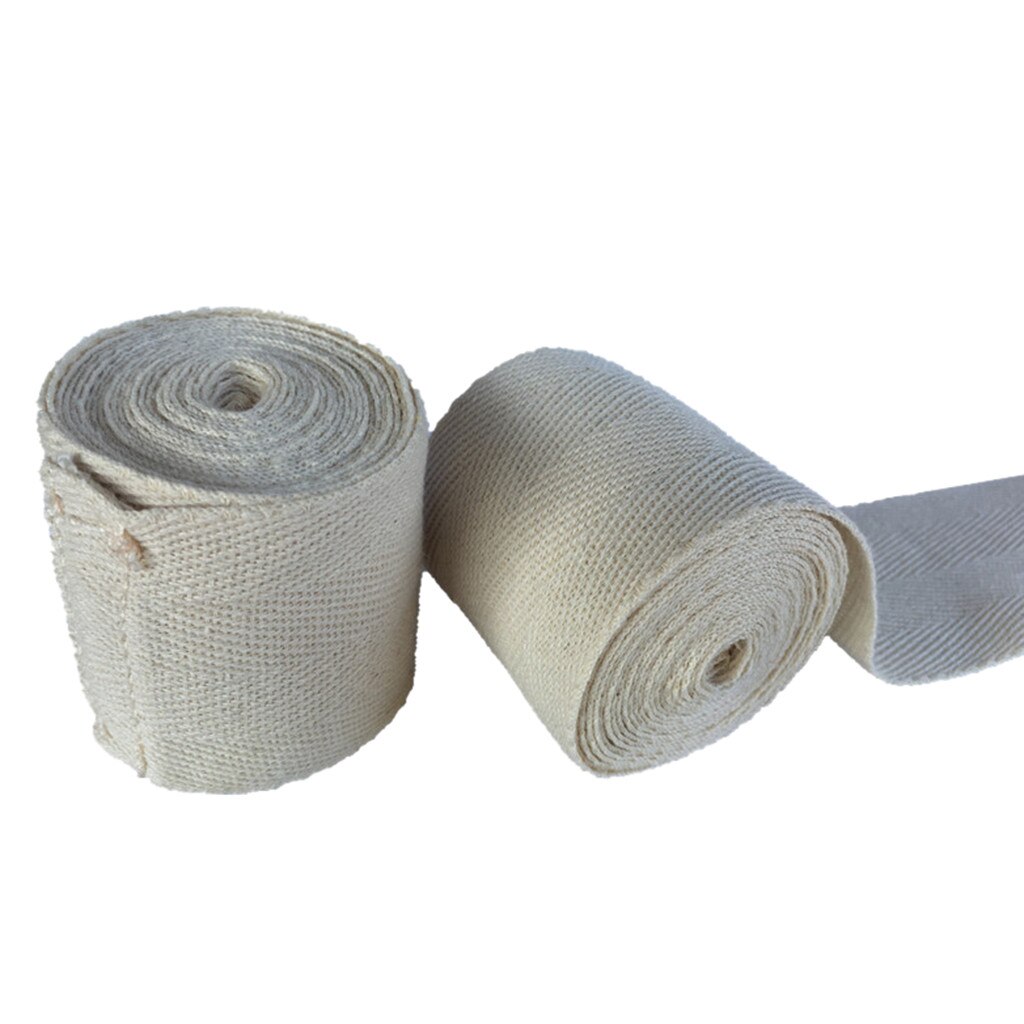 2.5 m Hand Wraps Boksen Sanda Pols Bandages Band Pad Handschoen Gym Comfortabele katoenen Bescherming Stretch Vuist Laagste prijs: white 