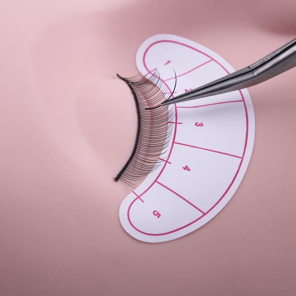 NEWCOME Individual Eyelash Extension Training Kit Practice Mannequin Head Set False Eyelash Grafting Makeup Tools