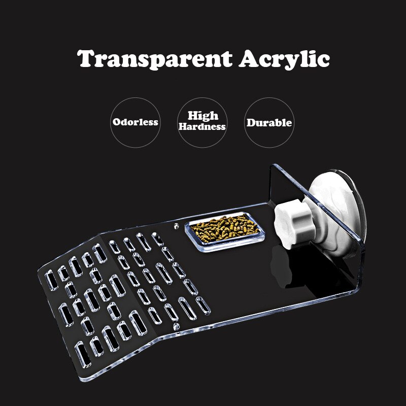 Aquarium Schildpad Terras Platform Schildpad Supply Acryl Pier Zon Drogen Tafel Voerbak Dock Koesteren Decoratie Crawler