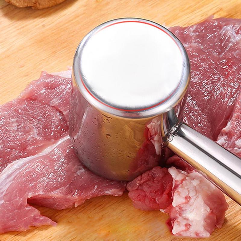 Stainless Steel Meat Hammer Steak Loose Meat Hammer 304 Simple Durable Household Kitchen Tender Cooking Tool