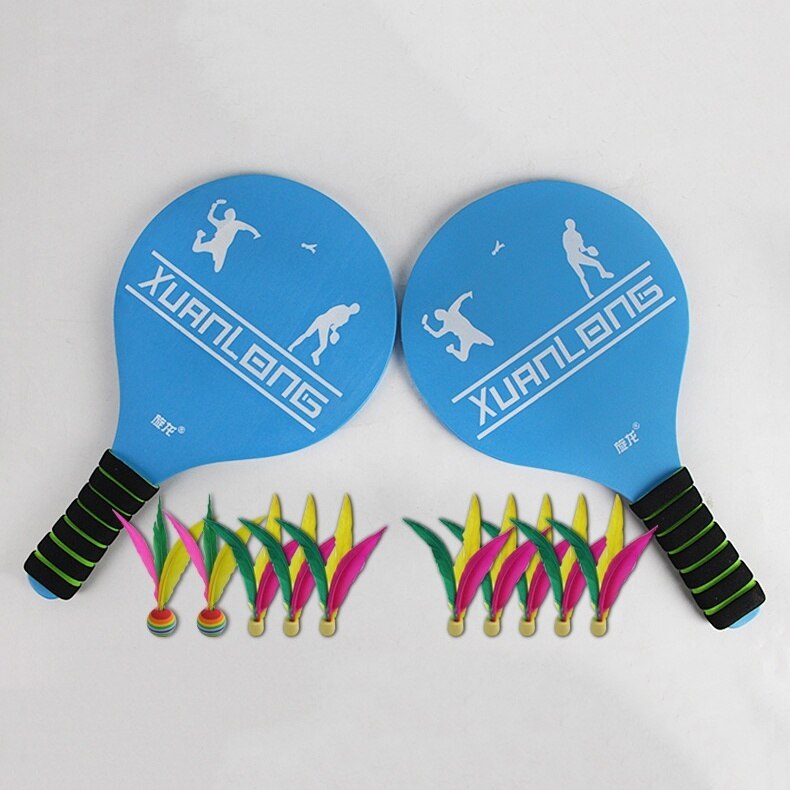 Fun Japan Cricket Paddle Ball Shoot Tennis Fun Pickleball Paddles Home Entertainment Fitness Set