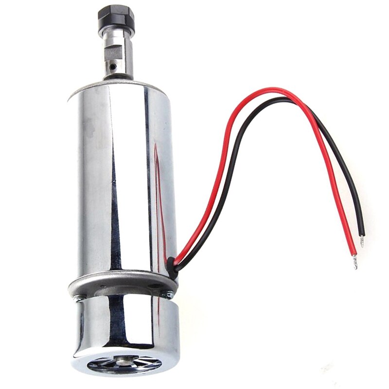 300W CNC Spindle Air-Cooling Spindle DC 12V-48V Spindle Motor ER11 Brushed DIY Engraving Machine Spindle