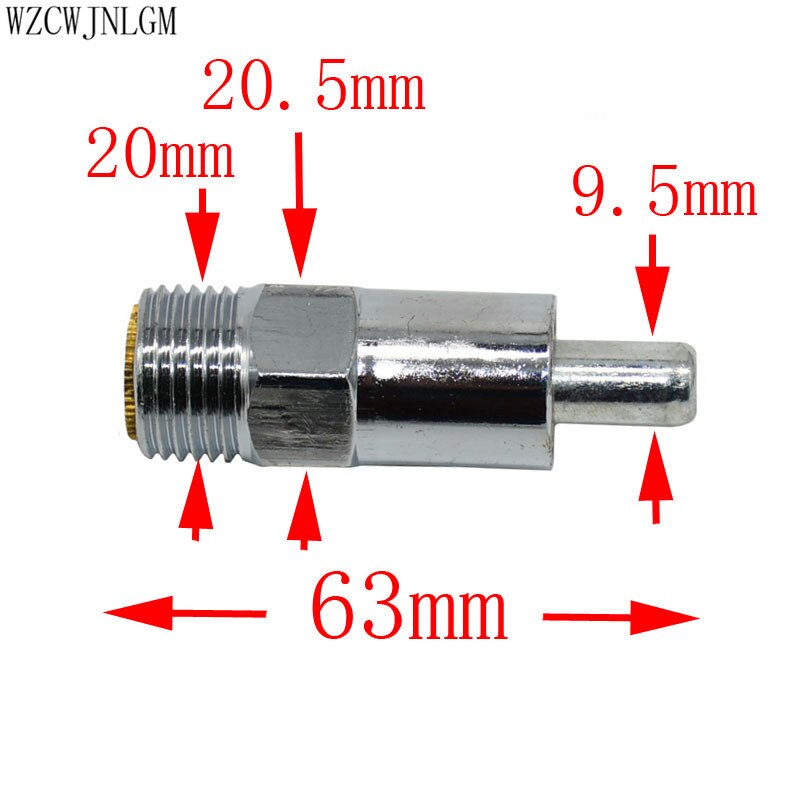 1 pieces 20mm1/2" thread pig stainless steel automatic drinker nipple drinker livestock breeding equipment: Default Title