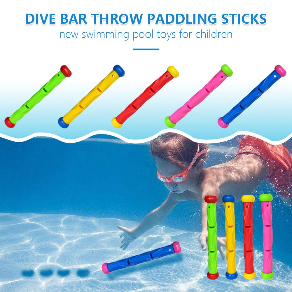 Gioco di immersioni Set di giocattoli piscina giocattolo da lancio immersione anelli da nuoto cerchio subacqueo bambini regalo estivo piscina da spiaggia giocattolo da allenamento per immersioni