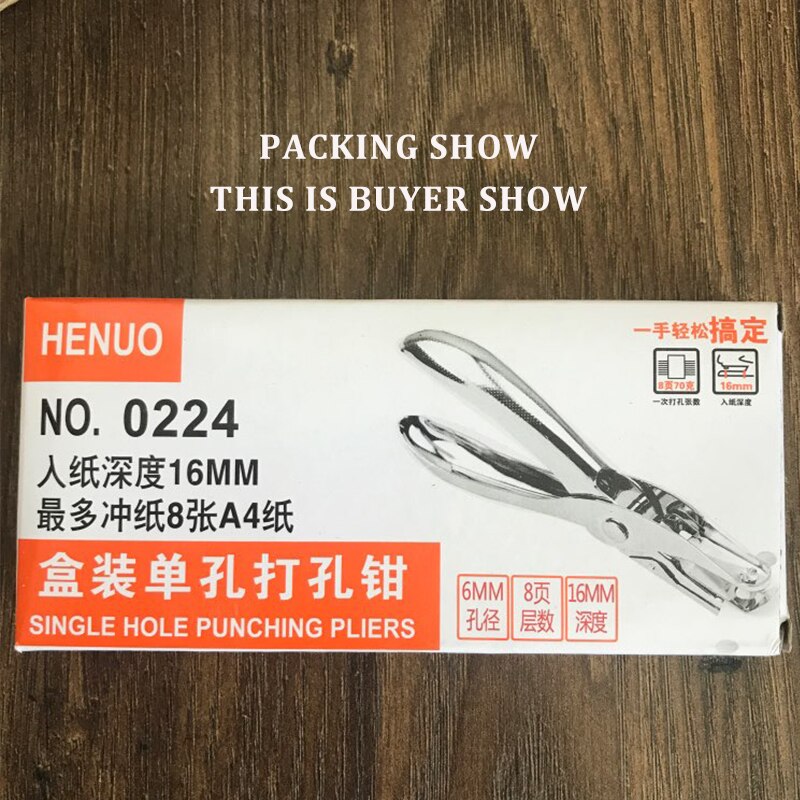 1pc 3mm 6mm Practical Iron Metal Hand-held Punch Hole Punch Pliers Hole Punch Cardmaking Handicraft Tool Jewelry DIY